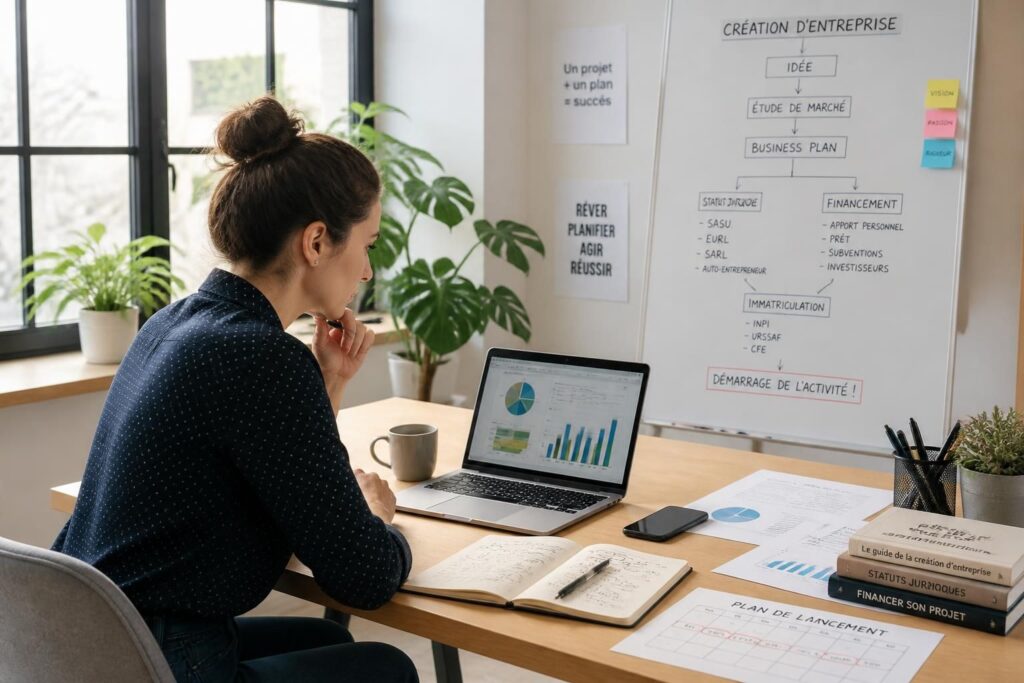 découvrez notre guide complet pour créer votre entreprise, du choix du statut juridique jusqu'au démarrage de votre activité. toutes les étapes clés pour réussir votre projet entrepreneurial.