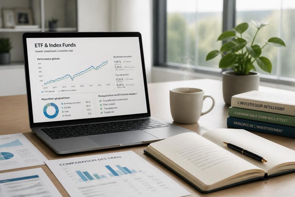 ETF et fonds indiciels : investir simplement et à moindre coût