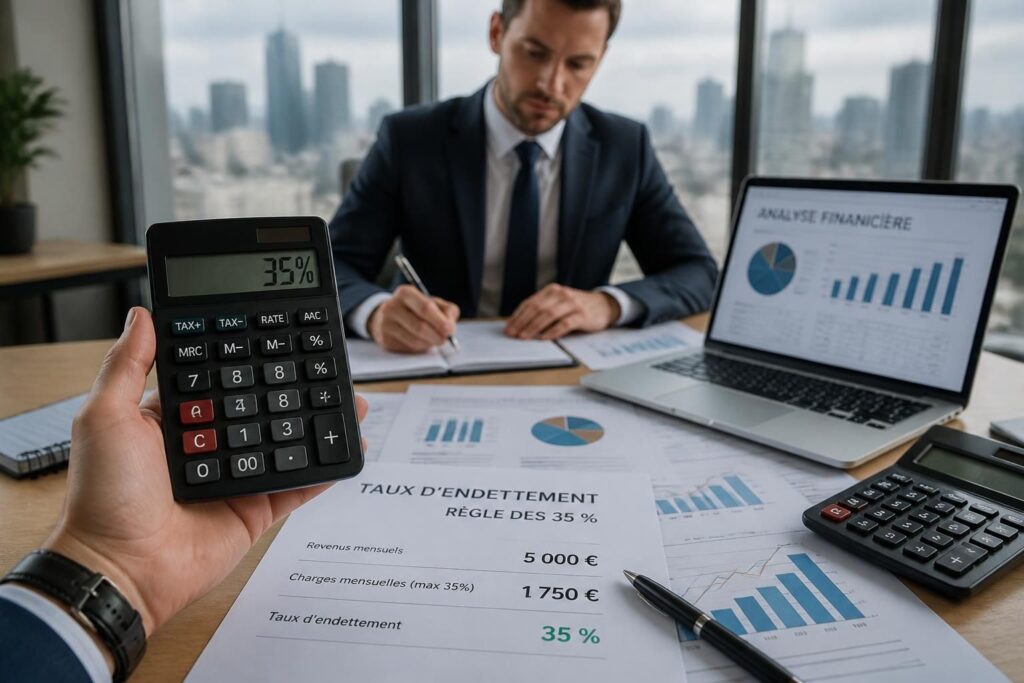 Taux d’endettement : la règle des 35 % expliquée