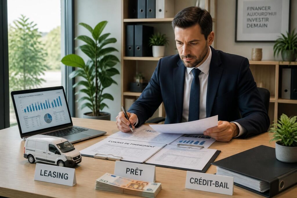 Financement professionnel : prêt, leasing ou crédit-bail