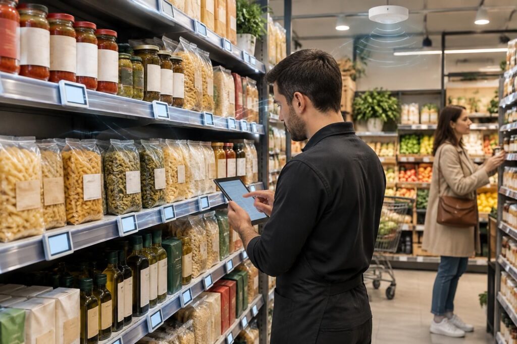 découvrez le fonctionnement des étiquettes électroniques de gondole en magasin et leurs avantages : prix actualisés, gestion simplifiée et meilleure efficacité en rayon.